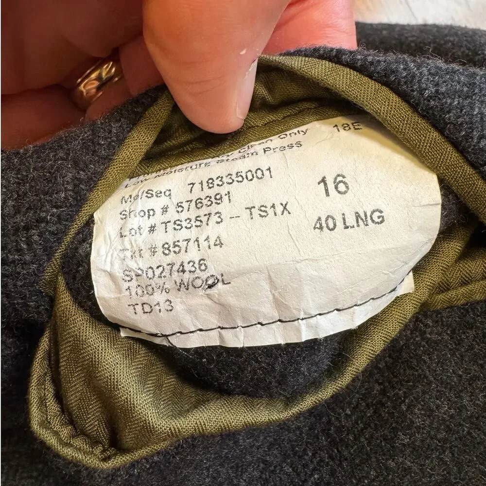 Todd Snyder Sutton Fit Grey Herringbone Blazer